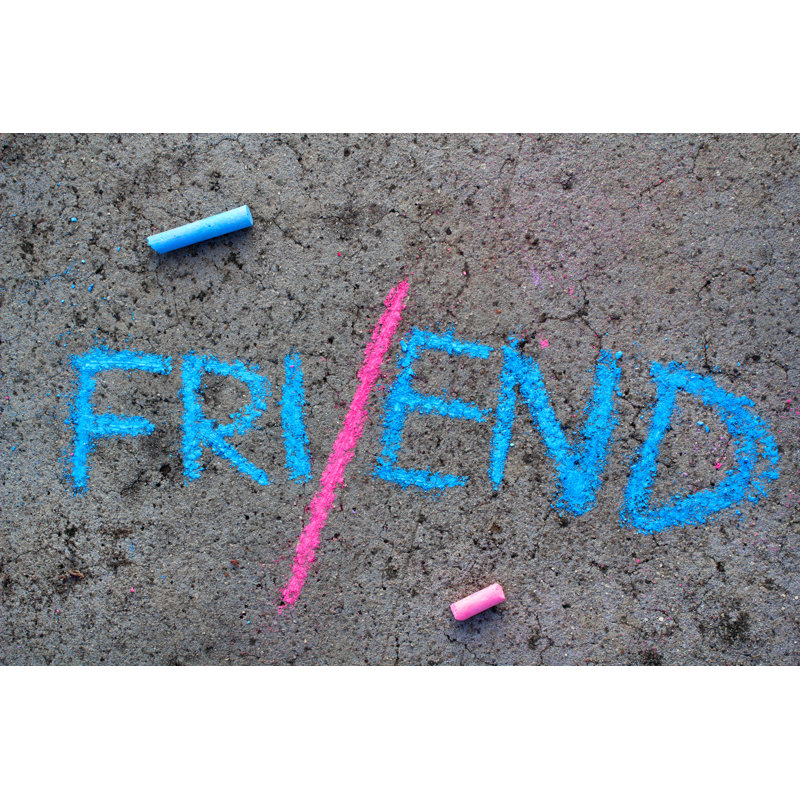 Friend by Czarny_bez - Wrapped Canvas Print, 30cm H x 46cm W