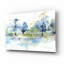 «Washy Blue Landscape A» par Jean Plout, art mural en verre acrylique-458705261
