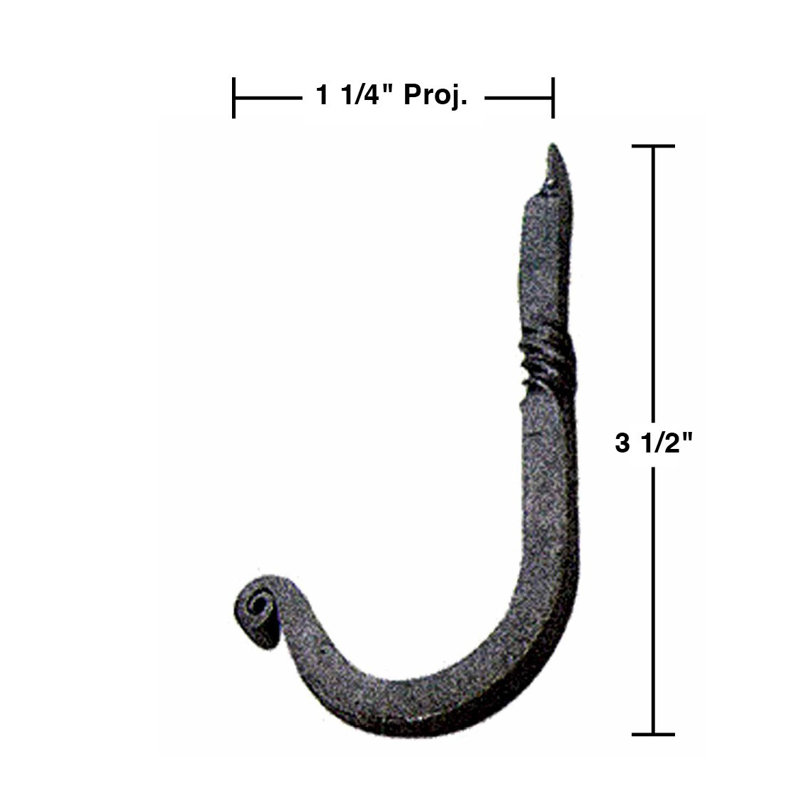 RSF Iron Single Wall Mounted Towel Hook