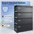 4 Drawer Lateral File Cabinet with Lock, Metal Filing Cabinets for Home Office, 16" D x 35" W x 52" H Wide Storage Organization for Hanging Files Letter/A4/Legal/F4 Size-1544229167