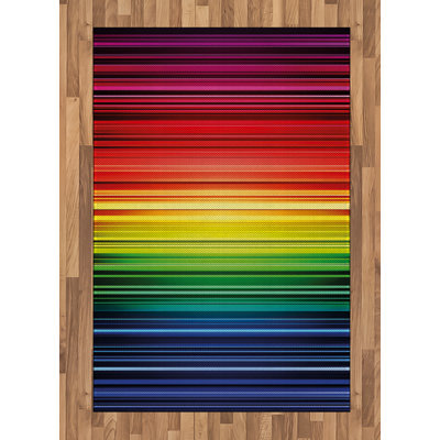 Millbury Striped Hand Woven Area Rug