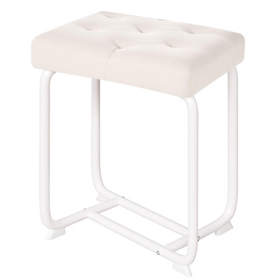 Tabouret de coiffeuse en cuir
