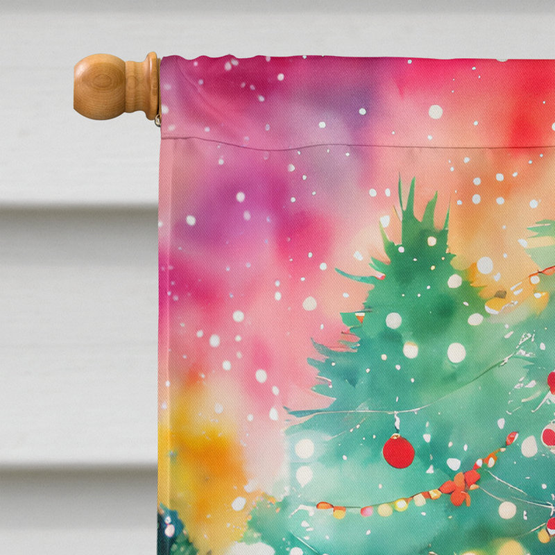 Double Sided Polyester Christmas, 40'' H x 28'' W