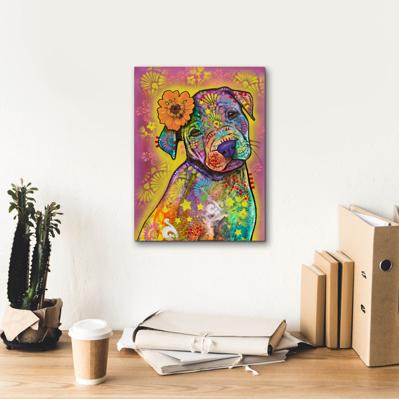«Sweet Little One» par Dean Russo, art mural sur toile, H 16 po x l 12 po x P 0,75 po