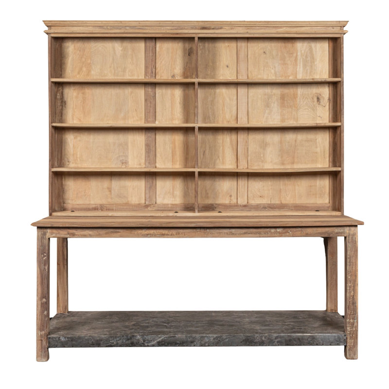 Huche deux pièces en bois récupéré et métal