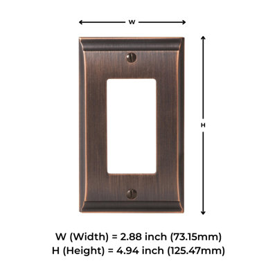 Candler 1-Gang Rocker Wall Plate