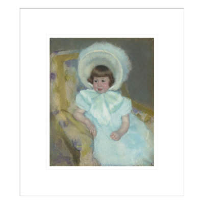 «Portrait of Mademoiselle Louise-Aurore Villeboeuf» par Mary Cassatt, impression giclée encadrée