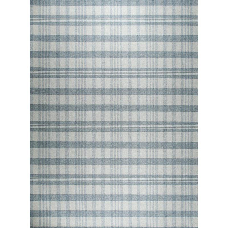 Amatul Gray Flatweave Wool Transitional Geometric Hand-Knotted Area Rug, Rectangle 8' x 10'