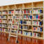 Ensemble de quincaillerie coulissante en acier inoxydable Banneker pour la bibliothèque et la maison (échelle non incluse)