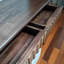 Walnut Narrow Strip Depth 15.74-inch Writing Desk-1910475308