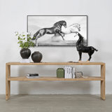 Waterfall Solid Wood Console Table