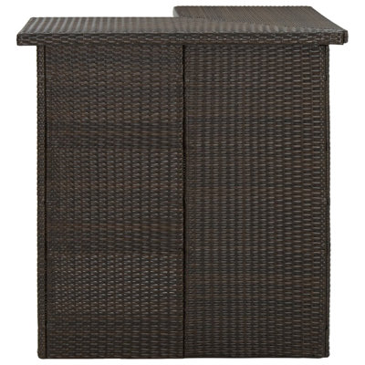 Schubert Wicker Bar Table by Wade Logan