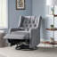 Manual Recliner Chair With 360-Degree Swivel