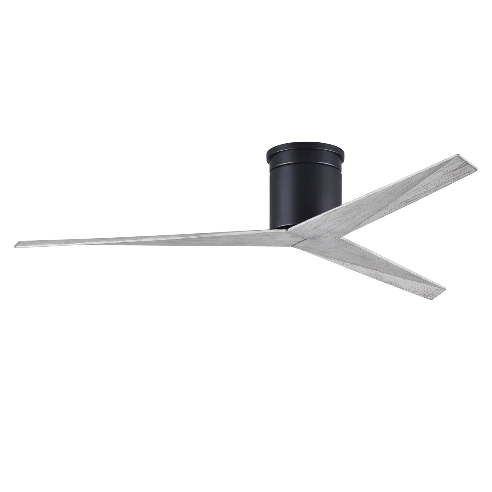 56'' 3 Blade Ceiling Fan, Barn Wood Tone, Matte Black