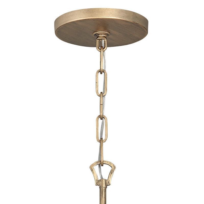 Lustre tambour 6 lumières à abat-jour Carter