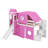 Jaleana Slat Loft Bed with Bookcase-1683763811-1683763808