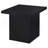 Caroline Black Rectangular Engineered Laminate Coffee Table