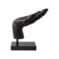 Hands Hushing Table Sculpture