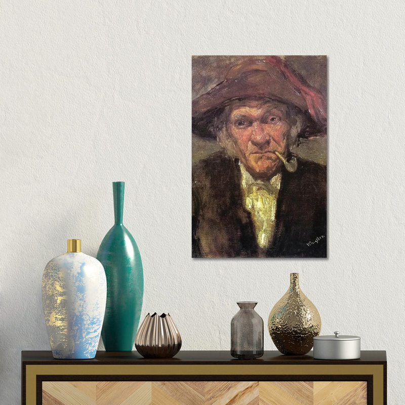 Head Of An Old Man Smoking, 45.72 cm H x 30.48cm W x 1.905cm D, Does Not Apply