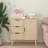Rattan Wood Dresser Wood Storage Cabinet