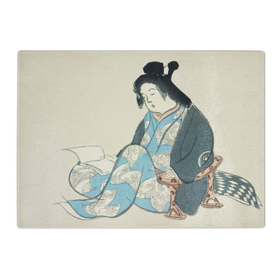 Reading Lady by Kamisaka Sekka Chopping Board