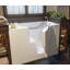 Baignoire tourbillon de 52 po en L 52 po x l 30 po avec siège chauffant et robinet intégré-1237537687-1237537685