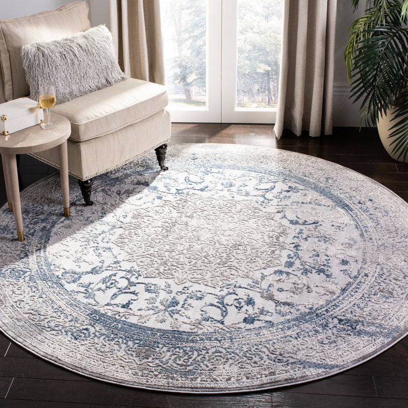 Tapis abstrait Mainor Performance, Rond 6 pi 7 po