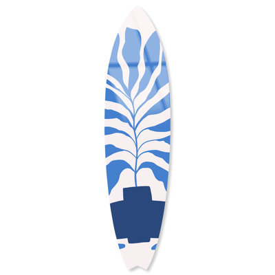 «Flower Market Plant I Surfboard Acrylique Coastal Wall Art» par Notoriart