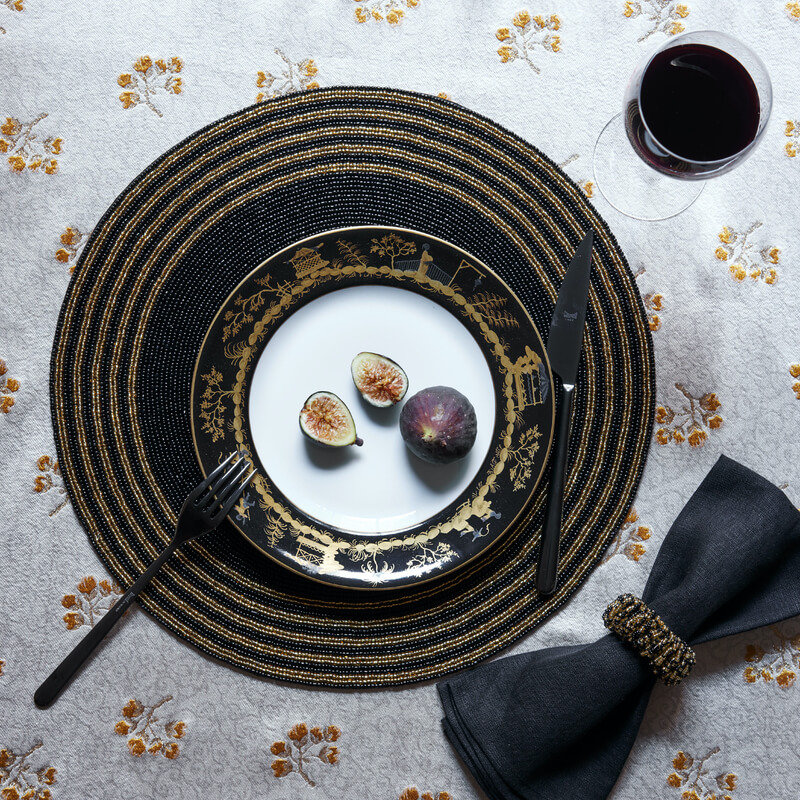 Sparkle Placemats, Black