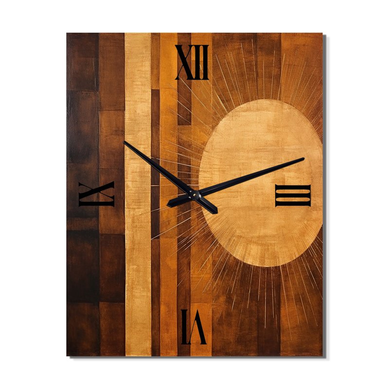 Horloge murale Brilliance Symetry III - Abstract Shapes, Grand