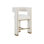 Upholstered Bar Stool with Solid Wood Frame