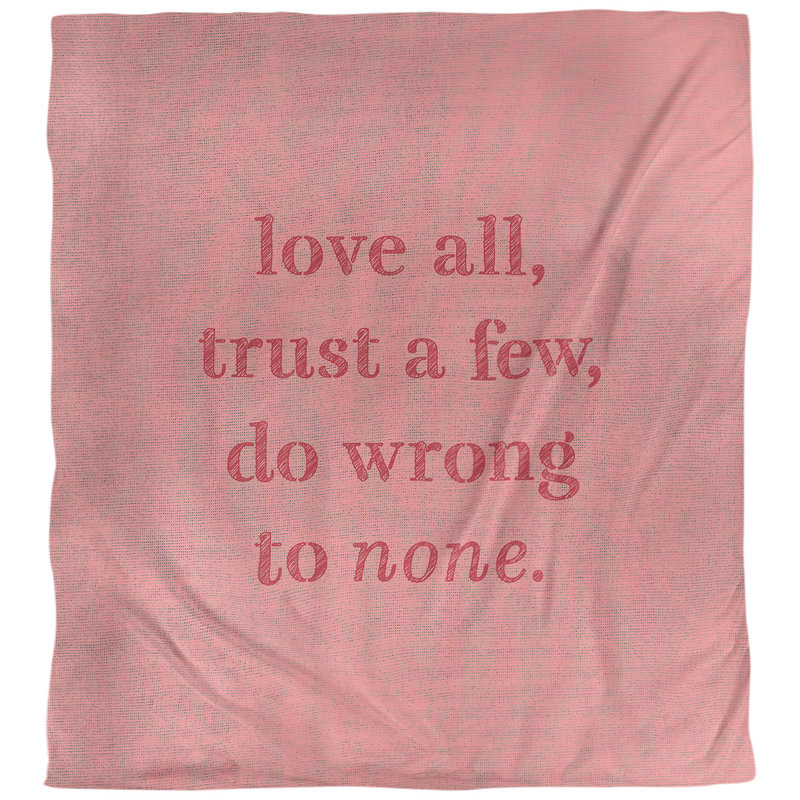 Housse de couette Do No Wrong Quote, Housse de couette pour grand lit, Rouge