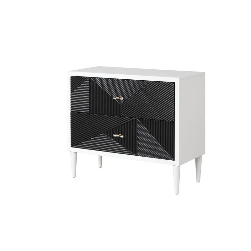 Commode décorative 2 tiroirs