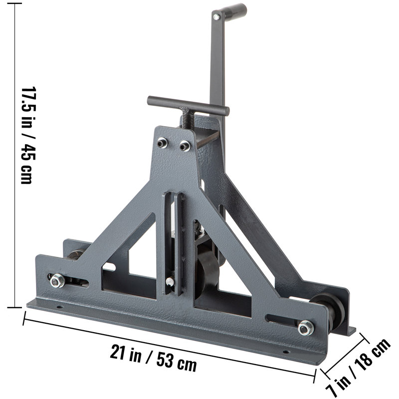 1-1/2" Tubing Rolling Bender Manual Square & Rectangular Tube Bender