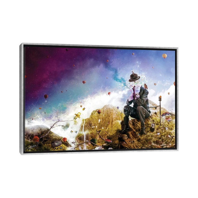 Reproduction d’art, "The Uninspired" par Mario Sanchez Nevado, Pas de tapis, H 26 po x l 40 po x 1,5 po