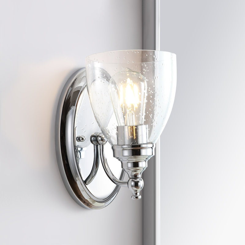 Winkleman Metal/Glass LED Vanity, Chrome, 1