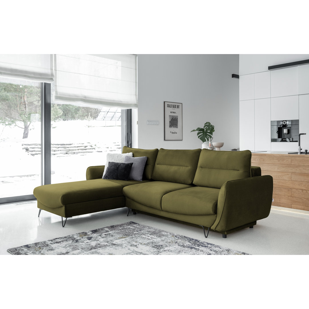 Ecksofa Stormstown mit Bettfunktion