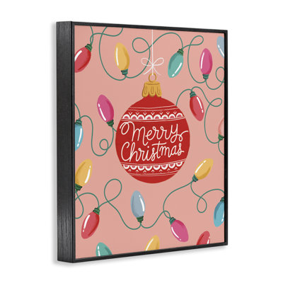 Christmas Bauble in Warm Tones Giclee Art, design by Nancy McKenzie