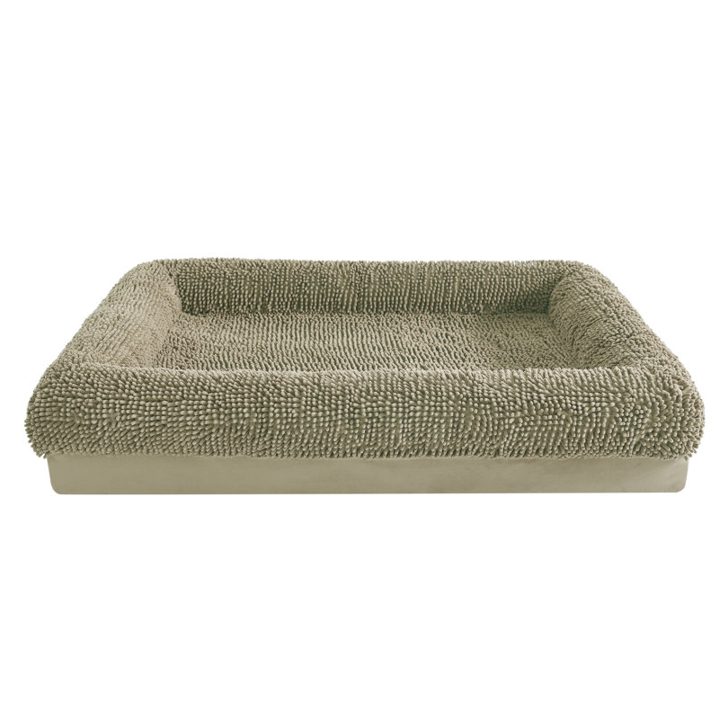 Lit pour chien en mousse viscoélastique ultime Arlee Home & Pet, H 9 po x l 50 po x P 38 po, Beige / taupe