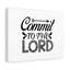 Commit to the Lord 1 Piece Wrapped Canvas Wall Art-191558464