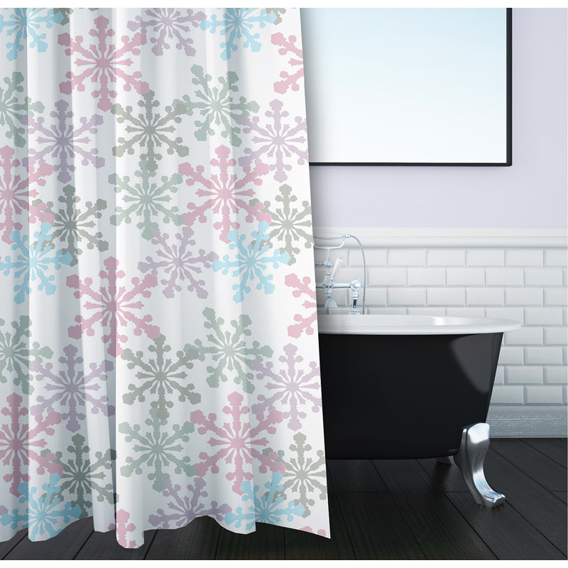 Rideau de douche Pagéale, Rose glacé