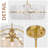 Khyryn Modern 5 Lights Drum Crystal Chandelier-1873697547