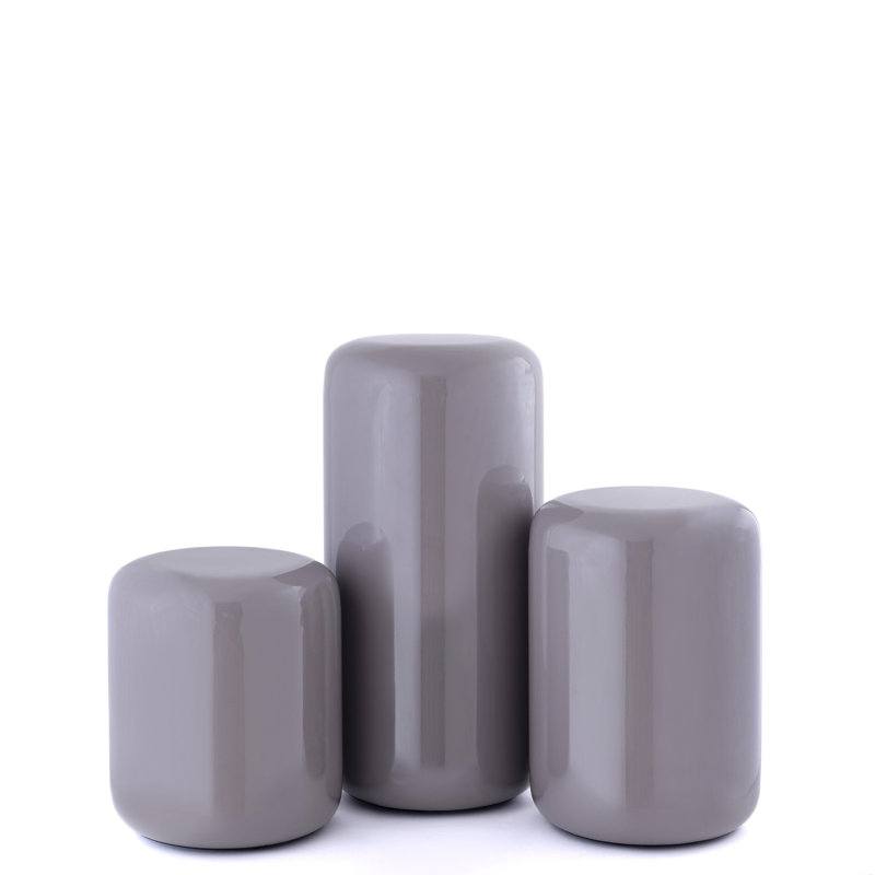 Table d'appoint Iron Grey Med, H 15,35 po x l 14,96 po x P 14,96 po