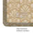 Designer Comfort Anti‑Fatigue Kitchen Comfort Mat – Suzanna Botanical Wheat-124784731-124784732