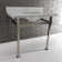 Monarch Marble Rectangular Console Bathroom Sink with Overflow