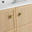 Armoire de salle de bain 24 po en contreplaqué de chêne avec portes à fermeture en douceur - Rangez votre meuble-lavabo autoportant