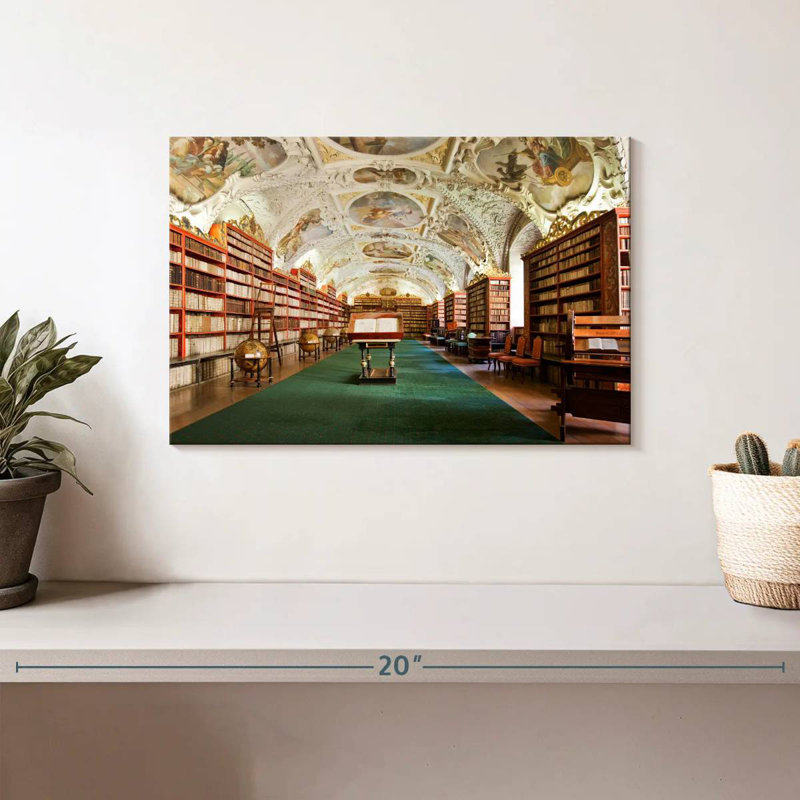 Klementinum Library, 8" H x 12" W