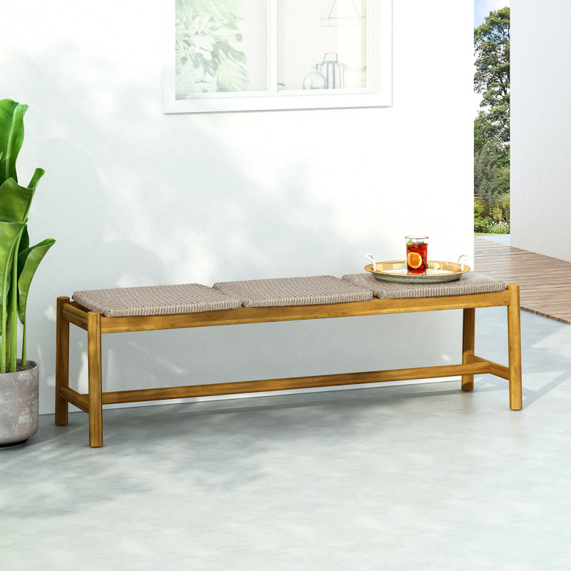CAMBRIA 3 SEATER BENCH, Natural