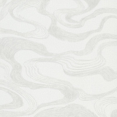 Kumano Pearlescent Abstract Flow Design Wallpaper Roll