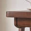 Bureau d'ordinateur 100% bois d'hévéa massif, bureau d'écriture rétro avec tiroir, pied en A robuste, 39,37 po x 21,62 po, table d'étude de bureau à domicile très épaisse de 1,38 po-1628062294